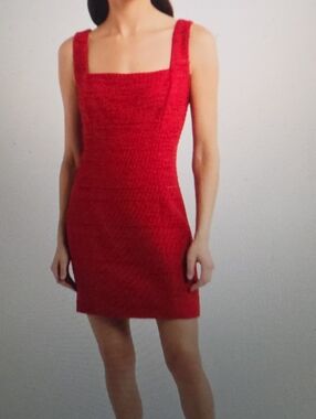 KOBI HALPERIN Rue Tweed Sheath Minidress Size 14 $598